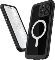 Copertura Leggera Impermeabile Premium con Protezione Schermo - iPhone 14 Pro Max - Nero