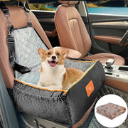 Hondenmand Auto con Cintura - Sedia per Cani Auto - Autostoletto per Cani - Sedia per Cani con Cintura