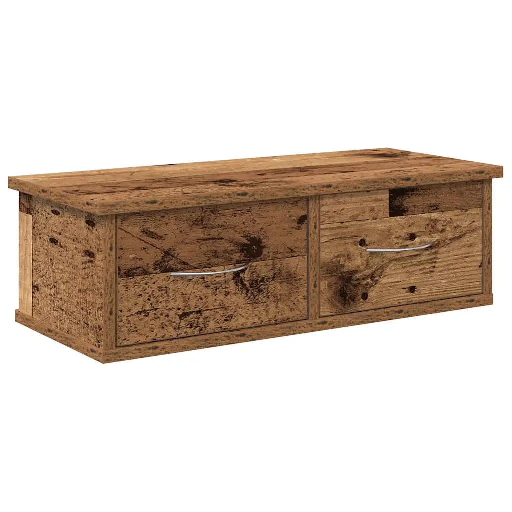 Armadietto a Muro Legno Antico 60x26x18,5 cm in Truciolato 855858