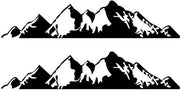 Sticker auto per carrozzeria - PVC - impermeabile - 2 pezzi - 76 x 16 cm - robusto - facile da installare