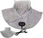 Cuscino Termico Collo Spalle - Scialle Riscaldato - Relaxazione Muscolare - 3 Impostazioni di Riscaldamento - 45x30cm