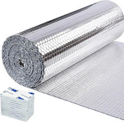Foglio isolante per radiatore - 5 m x 06 m x 3 mm - foglio riflettente per riscaldamento - isolamento radiatore - argento