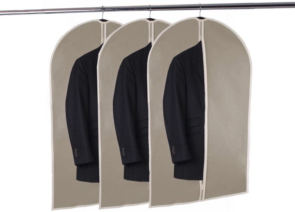Sacco Appendiabiti 60x100 cm Protezione Abiti Armadio Antipolvere Sacchetto Indumenti - Set 10 Pezzi - 60x100