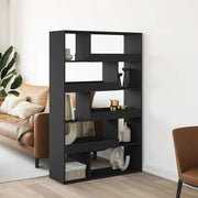 Divisorio Stanza | Paravento | Divisorio Ambienti Nero 100x33x156,5 cm in Truciolato