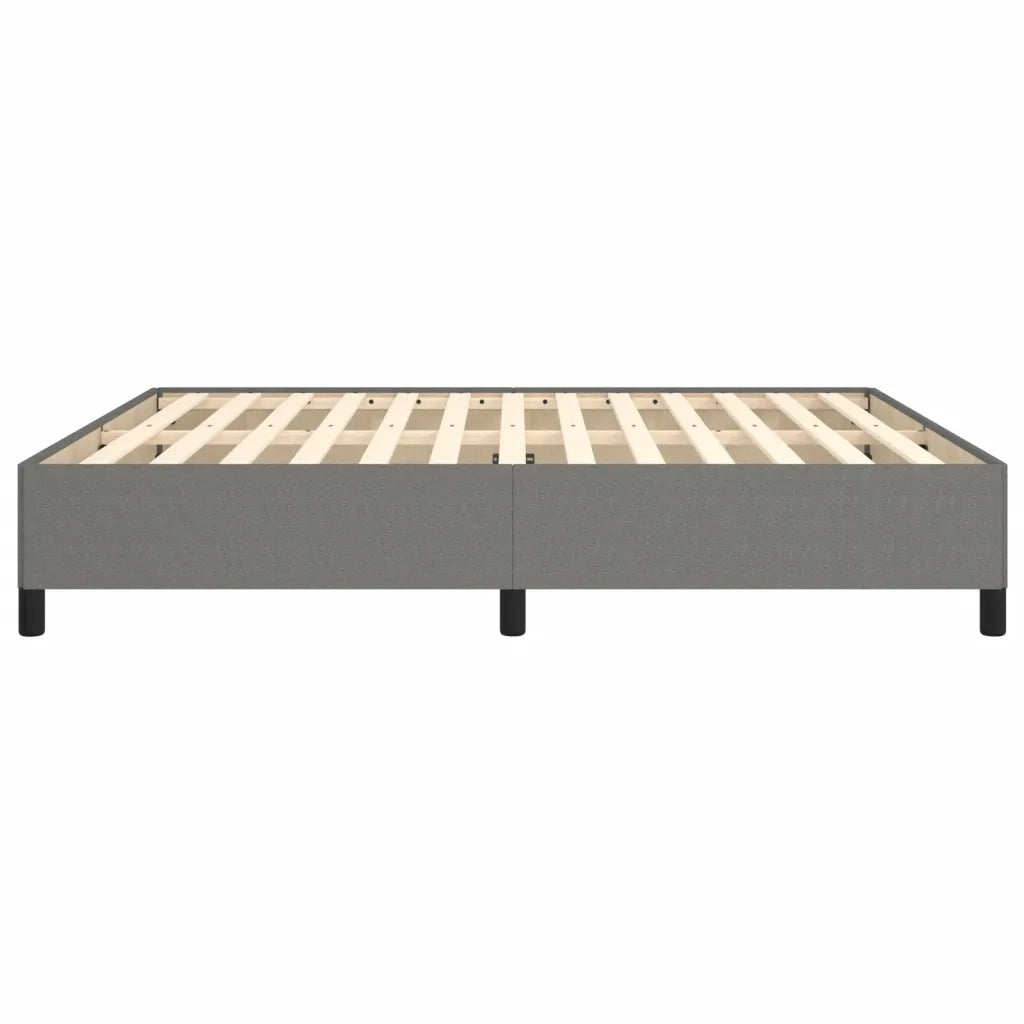 Giroletto senza Materasso Grigio Scuro 180x200 cm Tessuto 347083