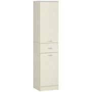 Mobile a Colonna per Bagno 34x34x150 cm 2 Ante 1 Cassetto Color Legno
