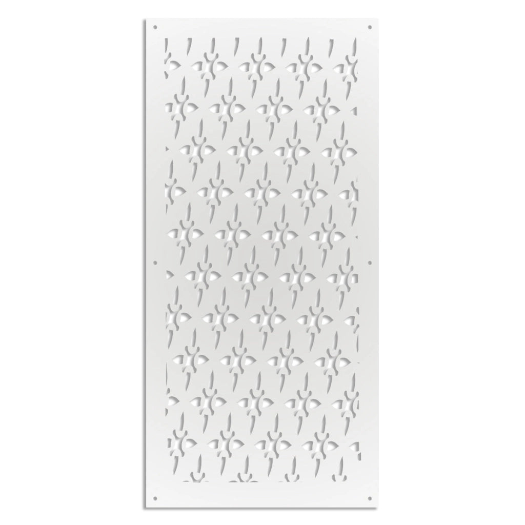 ZED - Pannello in PVC traforato - Parasole Colore: bianco, Misura: 73x148 cm