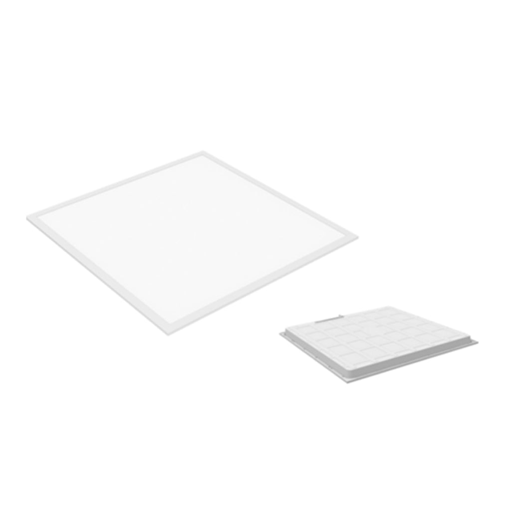 Pannello Moderno Zane Metallo Bianco Led Integrato 40W Ip20 Dimmerabile
