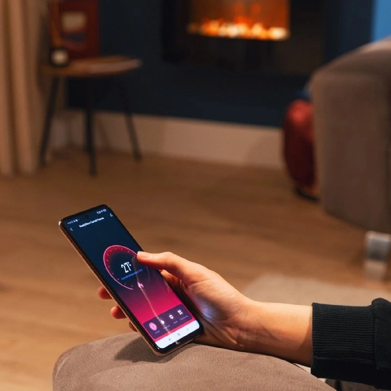 CECOTEC 05814 - Caminetto elettrico ReadyWarm 2650 Curved Flames Connected
