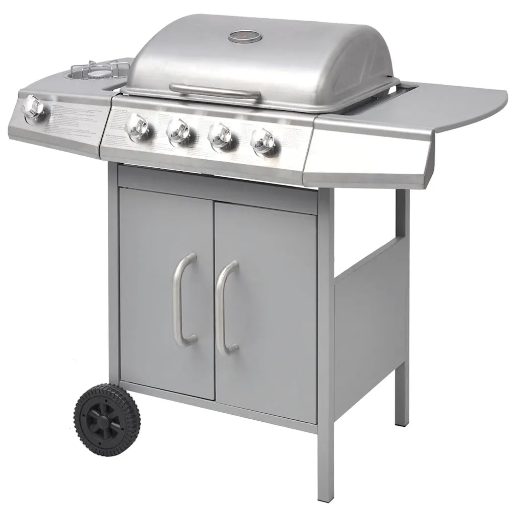 Griglia Barbecue a Gas 4+1 Fornelli Argento CFW8340888