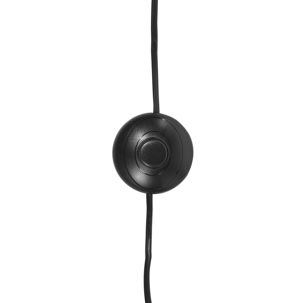 Lampada da terra in metallo Nero 149 cm con paralume regolabile con base in cemento