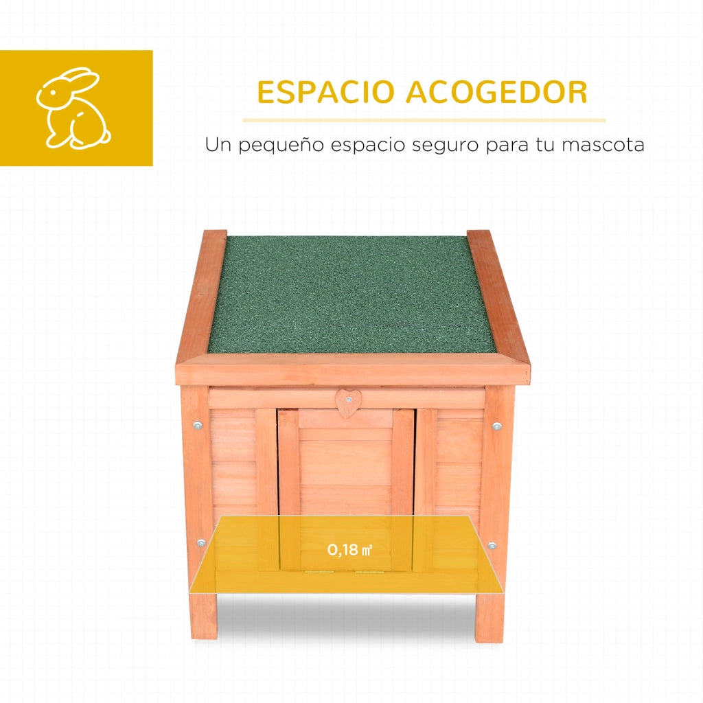 Casetta per Conigli in Legno ¨C Minimal ¨C 42x51x43 cm