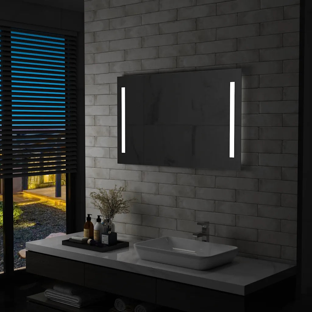 Specchio da Parete a LED per Bagno 100x60 cm