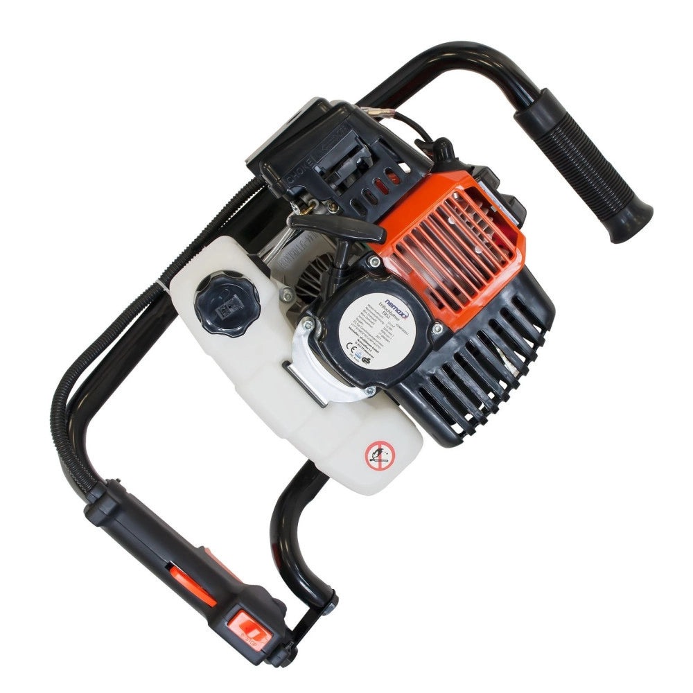Trade Shop - Trivella Mototrivella 2 Mani Trivellatrice A Scoppio 52cc 2 Con Punta Da 150 Mm -