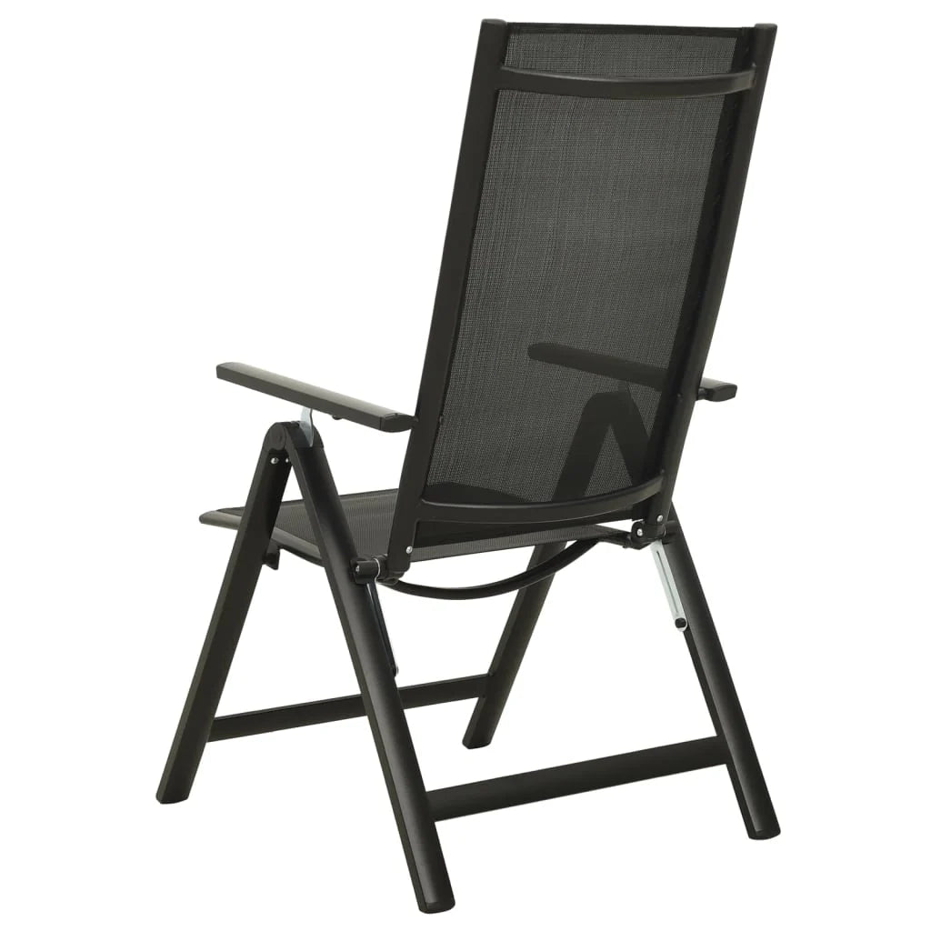 Set da pranzo da giardino per esterni in alluminio antracite da 7 pezzi 02_0013915