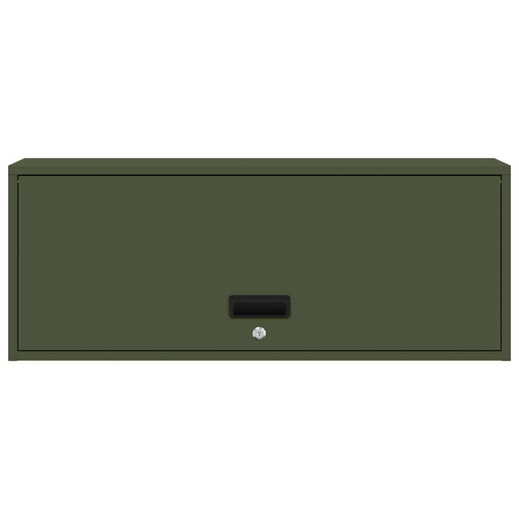 Armadio a muro per garage Oliver verde 90 x 33 x 35 cm 883275
