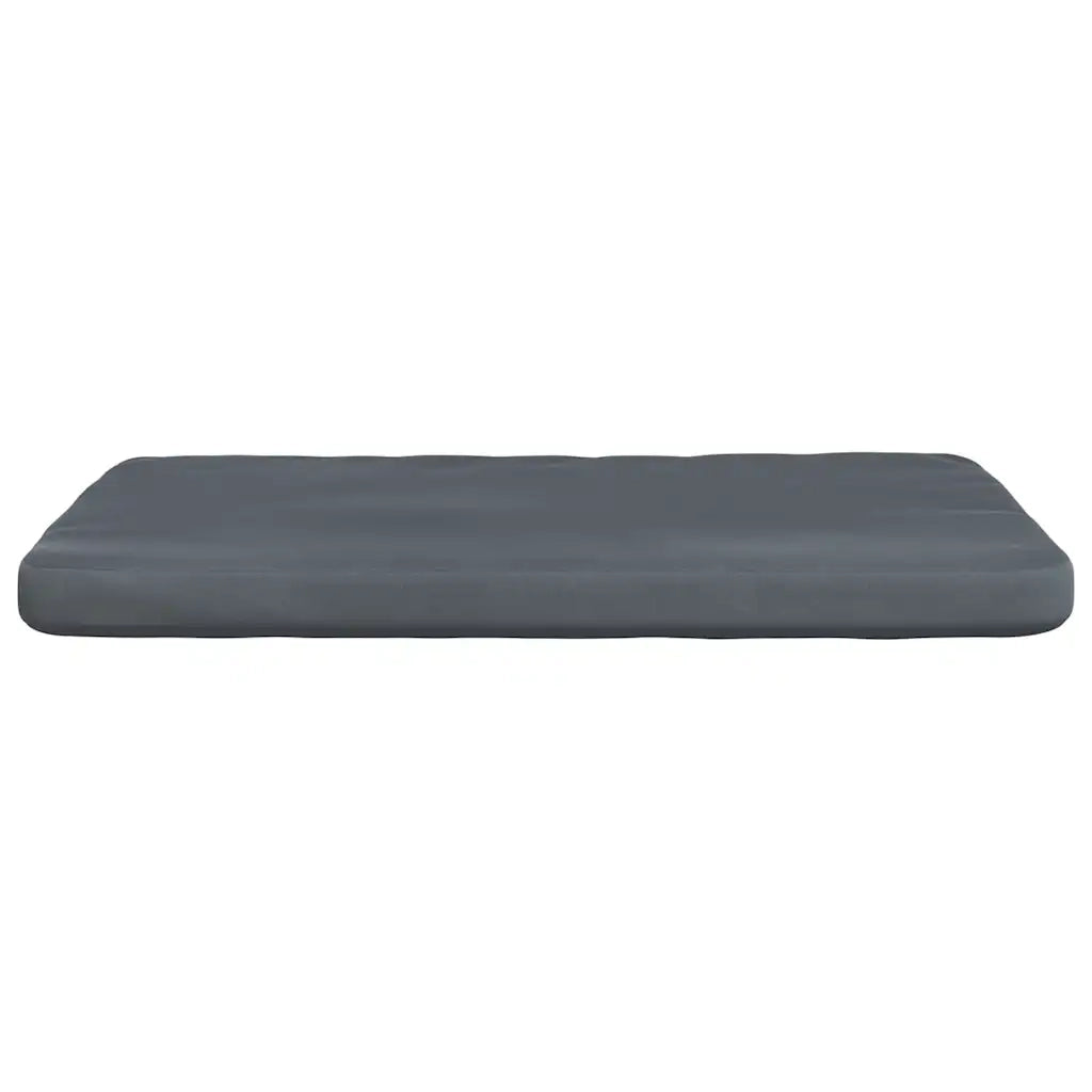 Cuscini per Seduta 4 pcs Grigio scuro 40 x 40 x 3 cm Velluto