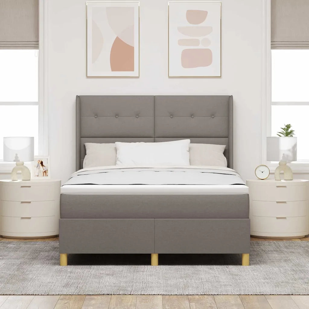 Letto a molle con materasso Talpa 160 x 200 cm Tessuto