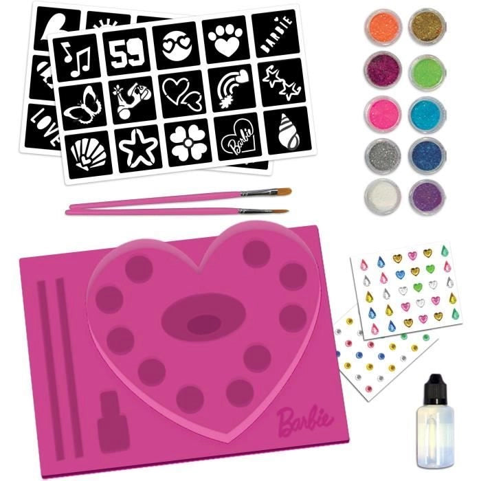 Kit Tatuaggi Glitter Barbie - LISCIANI GIOCHI - Crea tatuaggi colorati e scintillanti