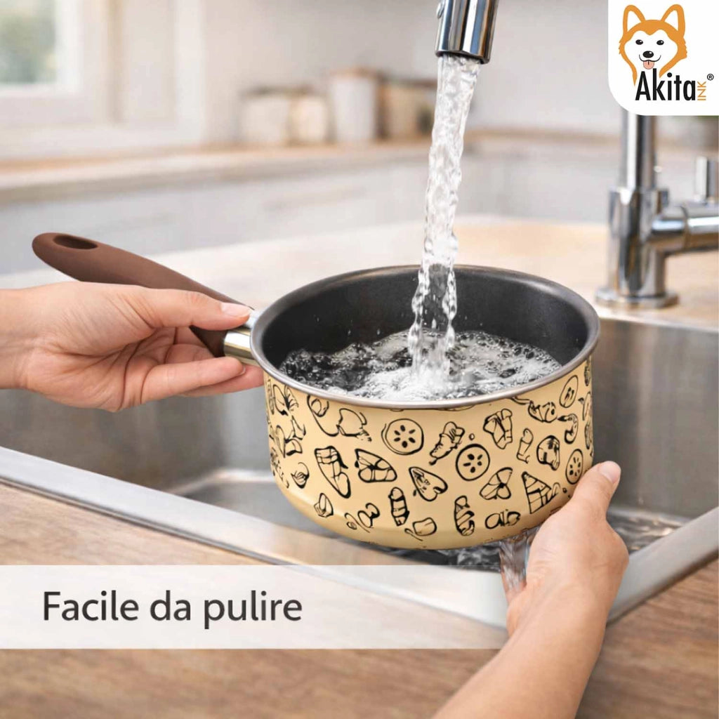 Akitaink Tris Casseruole Pastella 16 18 20 Vetro