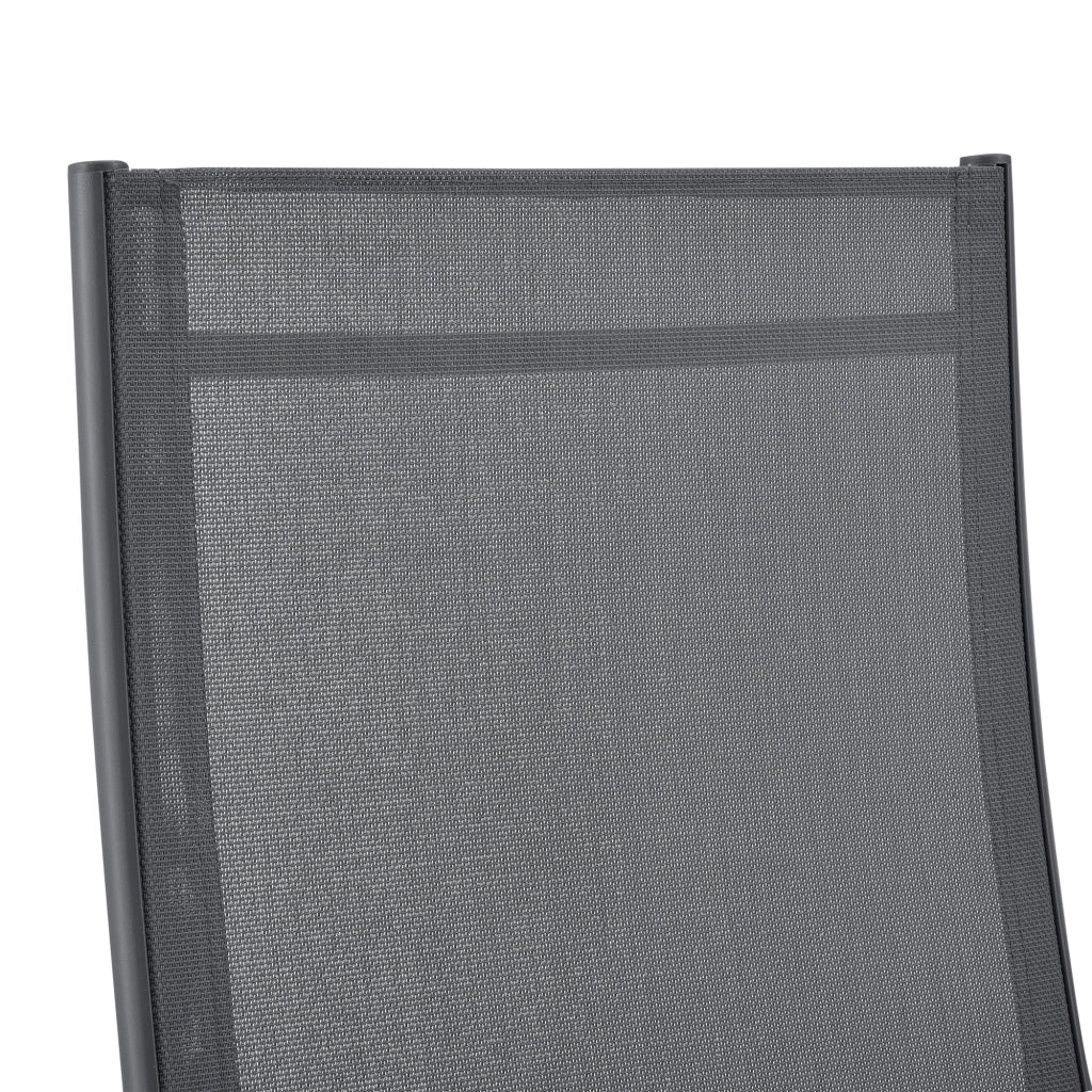 Set di 2 sedie da giardino con braccioli grigio scuro 03_0009602