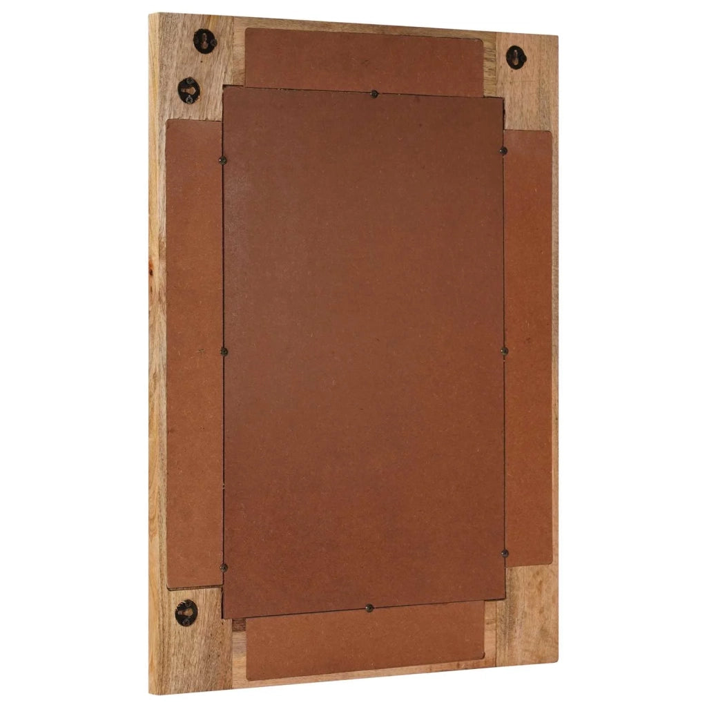 Specchio da bagno con archiviazione Naturale 50 x 70 x 3 cm 4018291