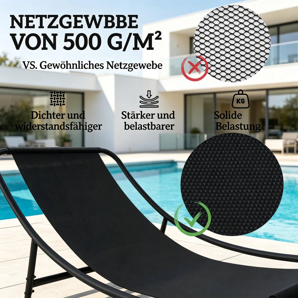 SEDIA A DONDOLO da esterno Set da 2 pezzi 64x101x71 cm Nero/Grigio Scuro