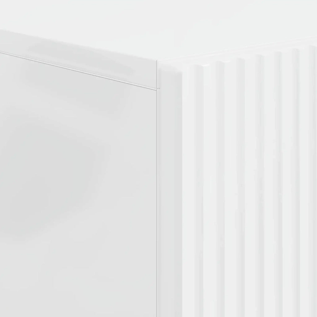 Mobiletto da Bagno ARNHEM Bianco Lucido 59,5 x 31 x 80 cm 896619