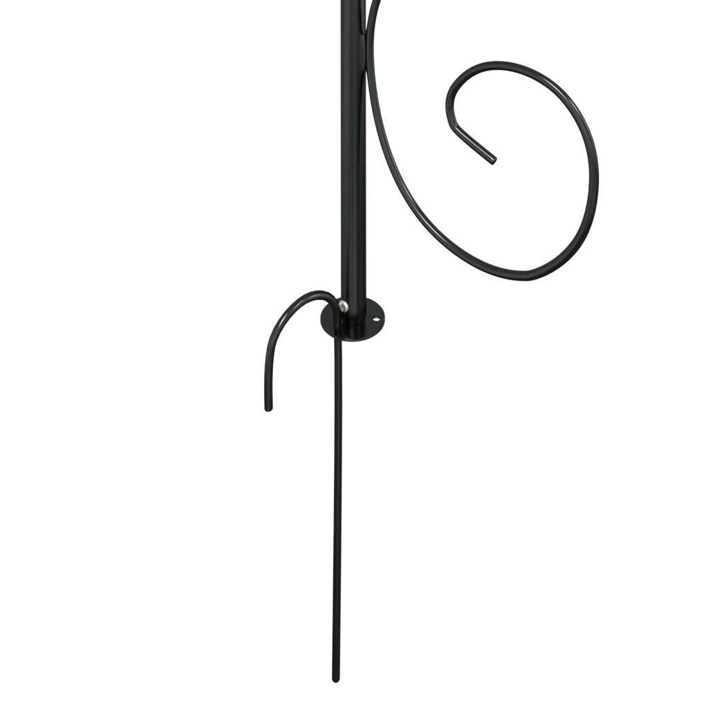 Arco da Giardino Nero ?180x255 cm Acciaio CFW9713084