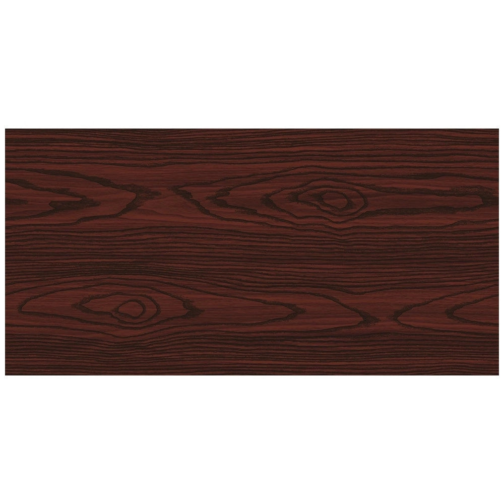 Trade Shop - Pannello Adesivo Effetto Legno Scuro 120x300cm Pareti Paraschizzi Stanza Cucina -