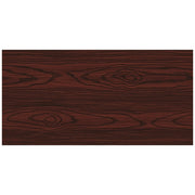 Trade Shop - Pannello Adesivo Effetto Legno Scuro 120x300cm Pareti Paraschizzi Stanza Cucina -