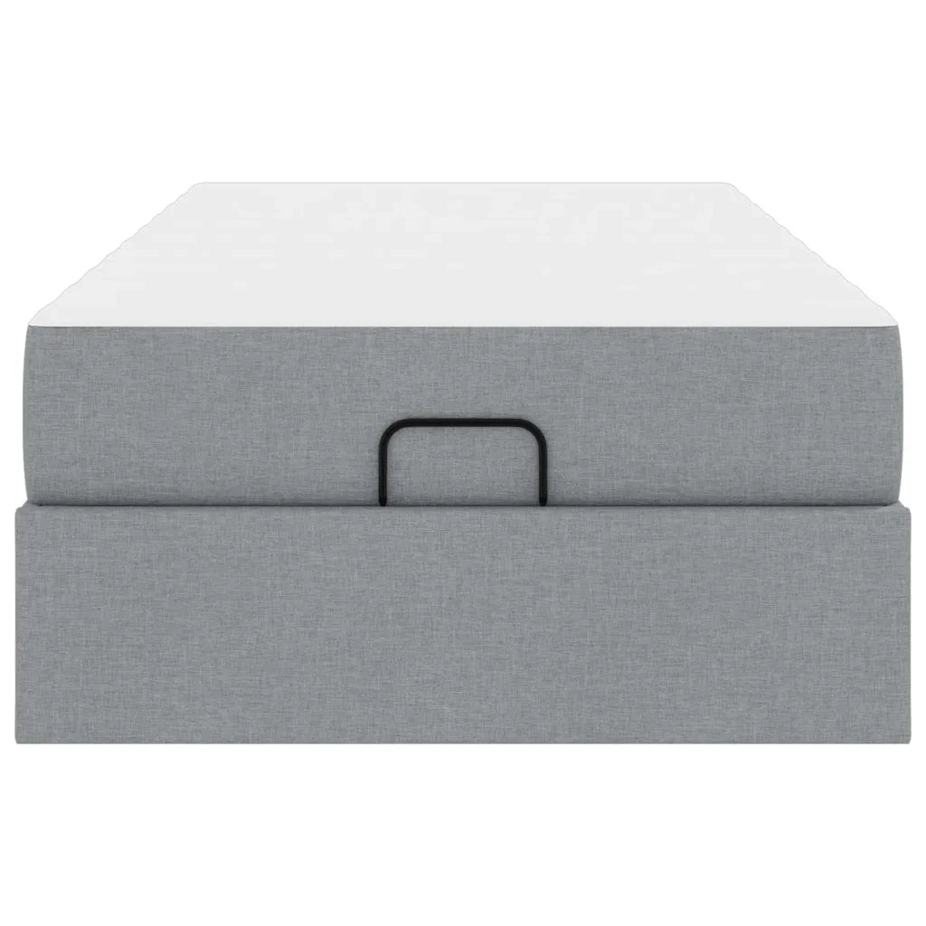 vidaXL Struttura del letto Grigio chiaro 80 x 200 cm Tessuto