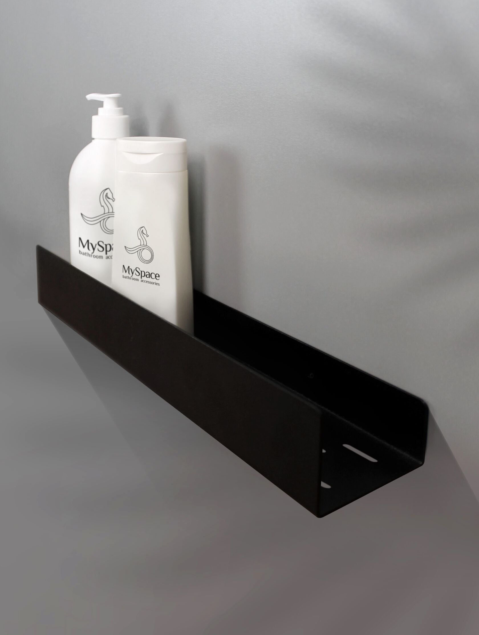 Mensola Da Bagno Sf04 60cm Black Matt