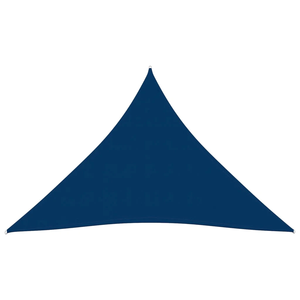 Vela ombreggiante triangolare in tessuto Oxford 5 x 6 x 6 m blu 02_0009925