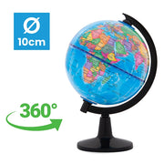 Globo Terrestre Girevole ¨C zephmum ¨C Mappamondo Educativo per Bambini