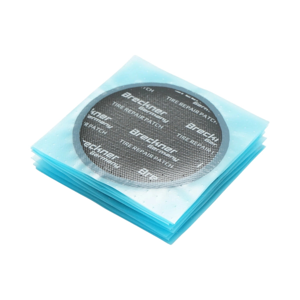 Toppe vulcanizzanti universali rotonde da 75 mm per camere d'aria, set da 25 pezzi Breckner Germany