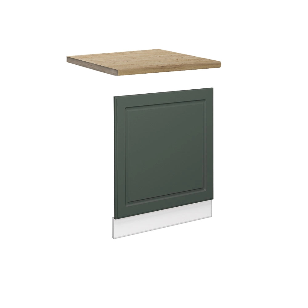 Pannello frontale Fame-Line Verde-oro rustico/Bianco 60 cm, PL Rovere Vicco