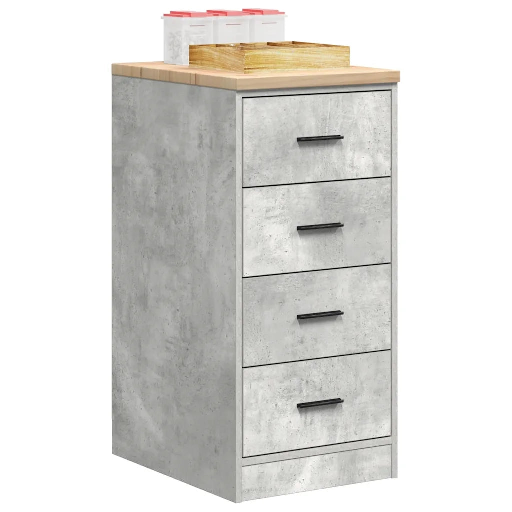 Armadietto da Garage Grigio cemento 40x51x85 cm 860592