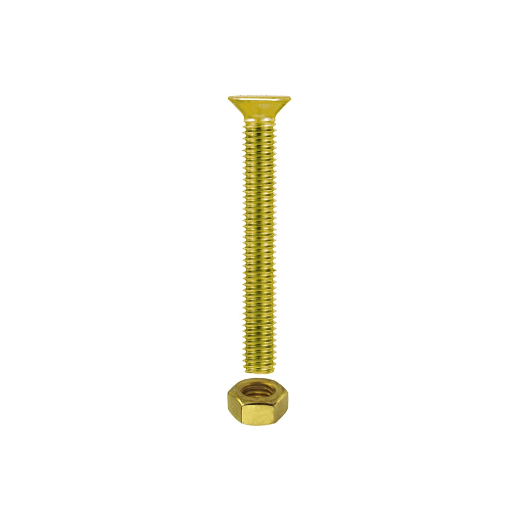 Viti per metallo T.P.S. ottone M6 x 30 - 4 pz.