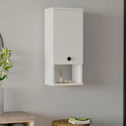 Tarano, Mobile Pensile 2 Ripiani, 30x71h cm Bianco