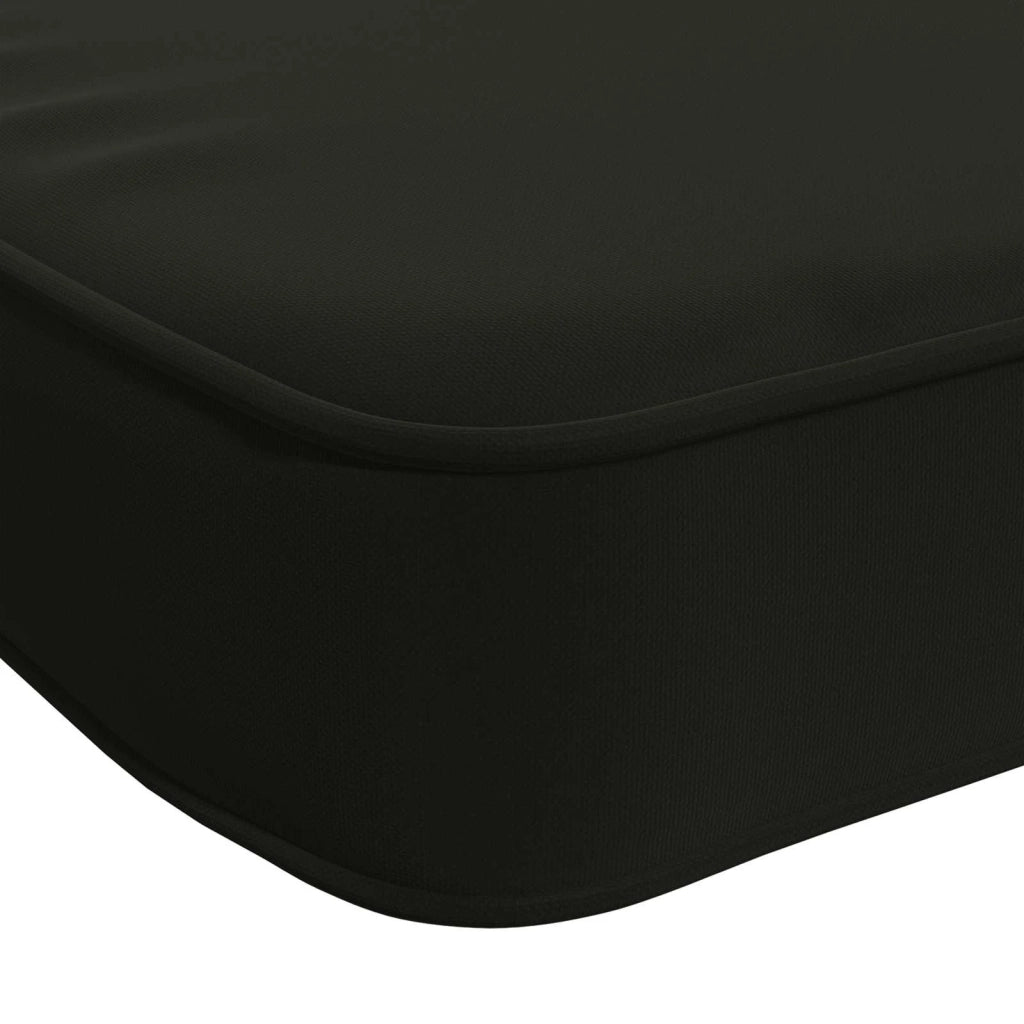 Cuscini per Panchina a 2 Pezzi VUGHT 2 pz 100% Poliestere Nero 952011