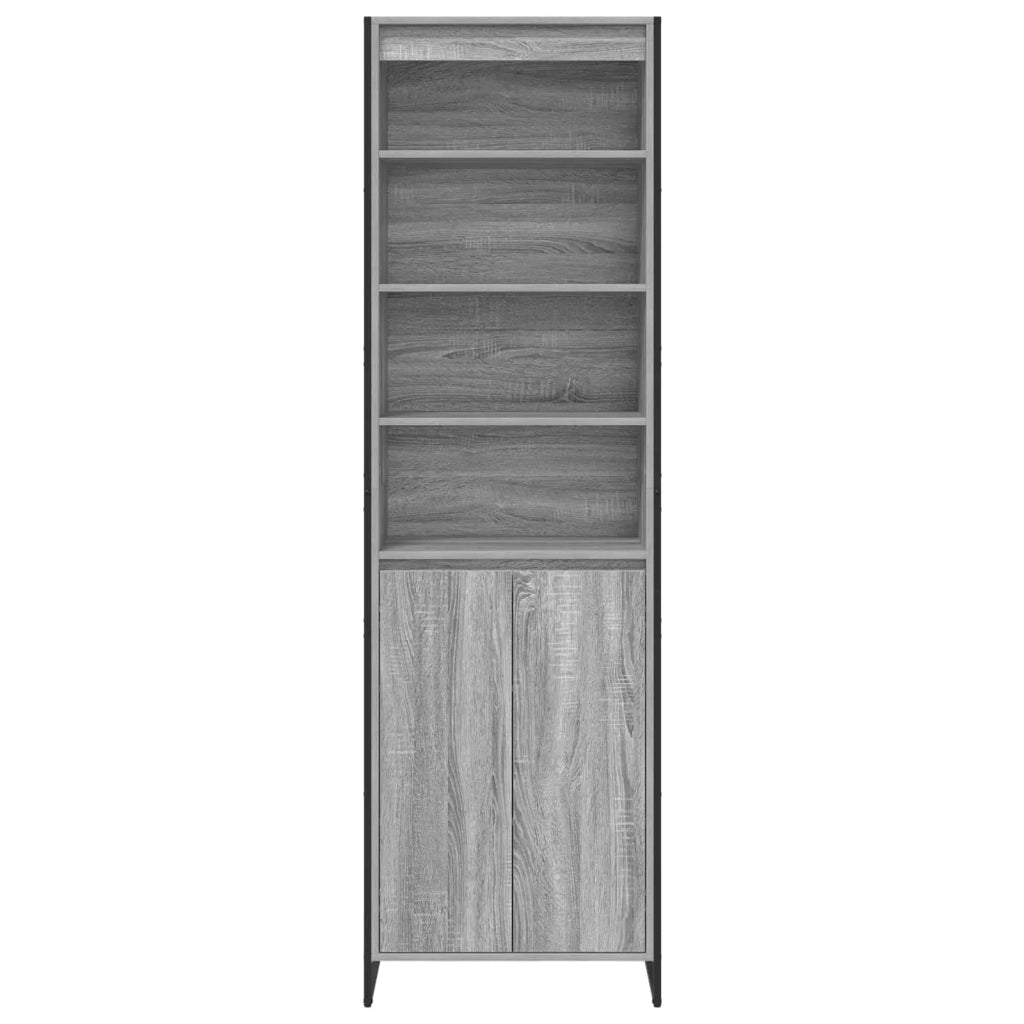 Armadi alti Grigio Sonoma 60 x 36 x 200 cm Legno multistrato 3403031