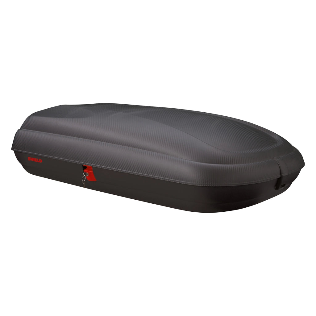 Chivin, Baule Auto Finitura Effetto Carbonio Made in Italy, Nero