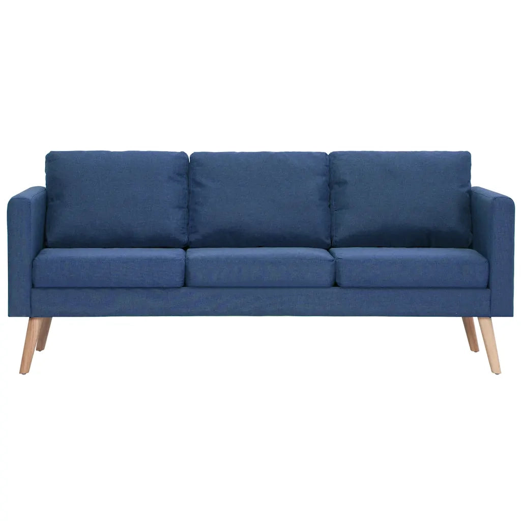 Set Divani 2 pz in Tessuto Blu 276853