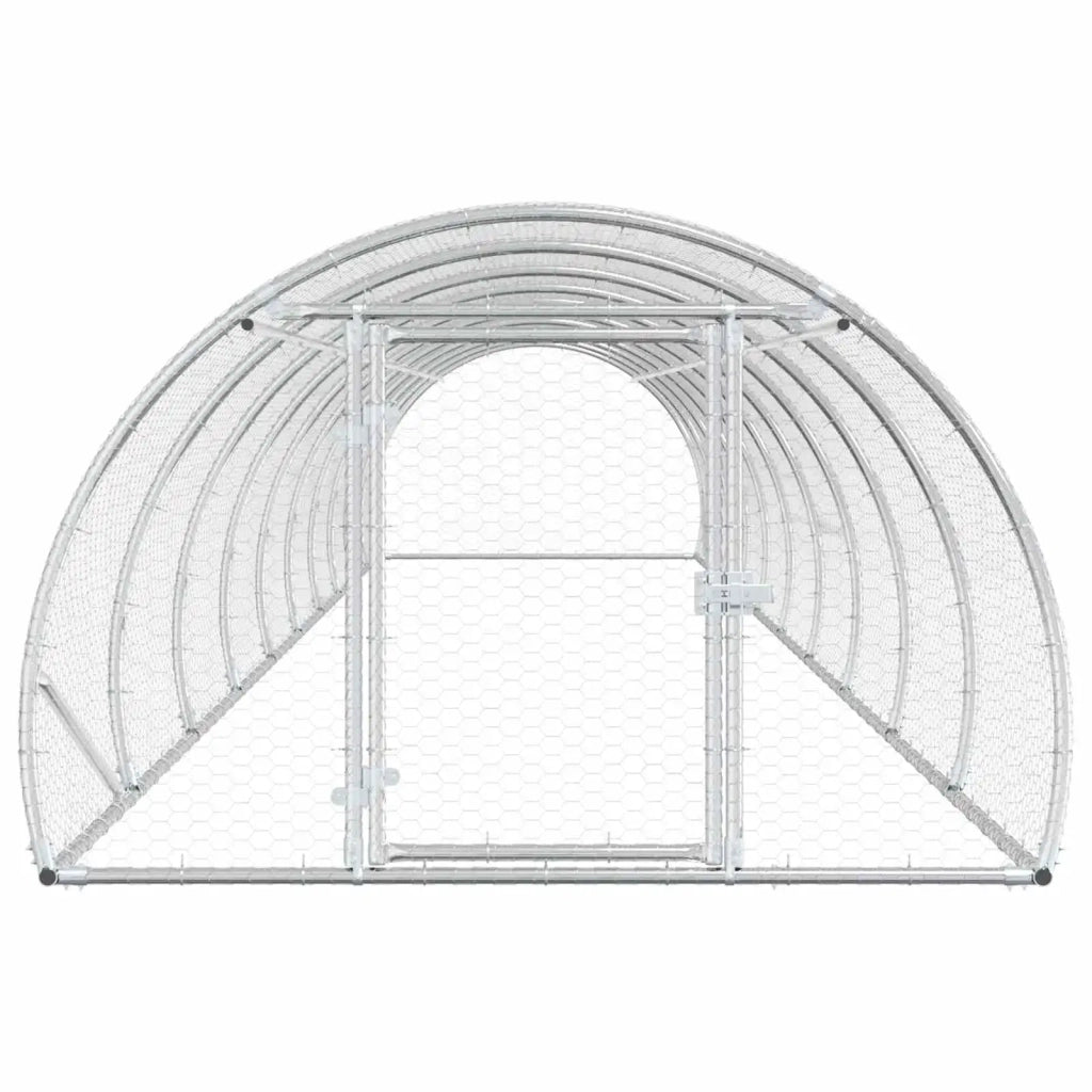 Pollaio Argento 1000 x 150 x 100 cm Acciaio zincato 3434664
