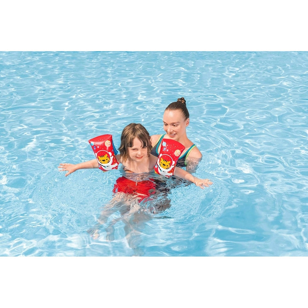 Trade Shop - Braccioli Gonfiabili Da Nuoto Astro Tiger Per Bambini Età 5-12 Anni 30 X 15 Cm 32102y -