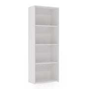Libreria a colonna LONI 160x60 cm bianca con 5 ripiani a giorno