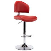 Sgabello da Bar Rosso Vino in Similpelle cod mxl 64735