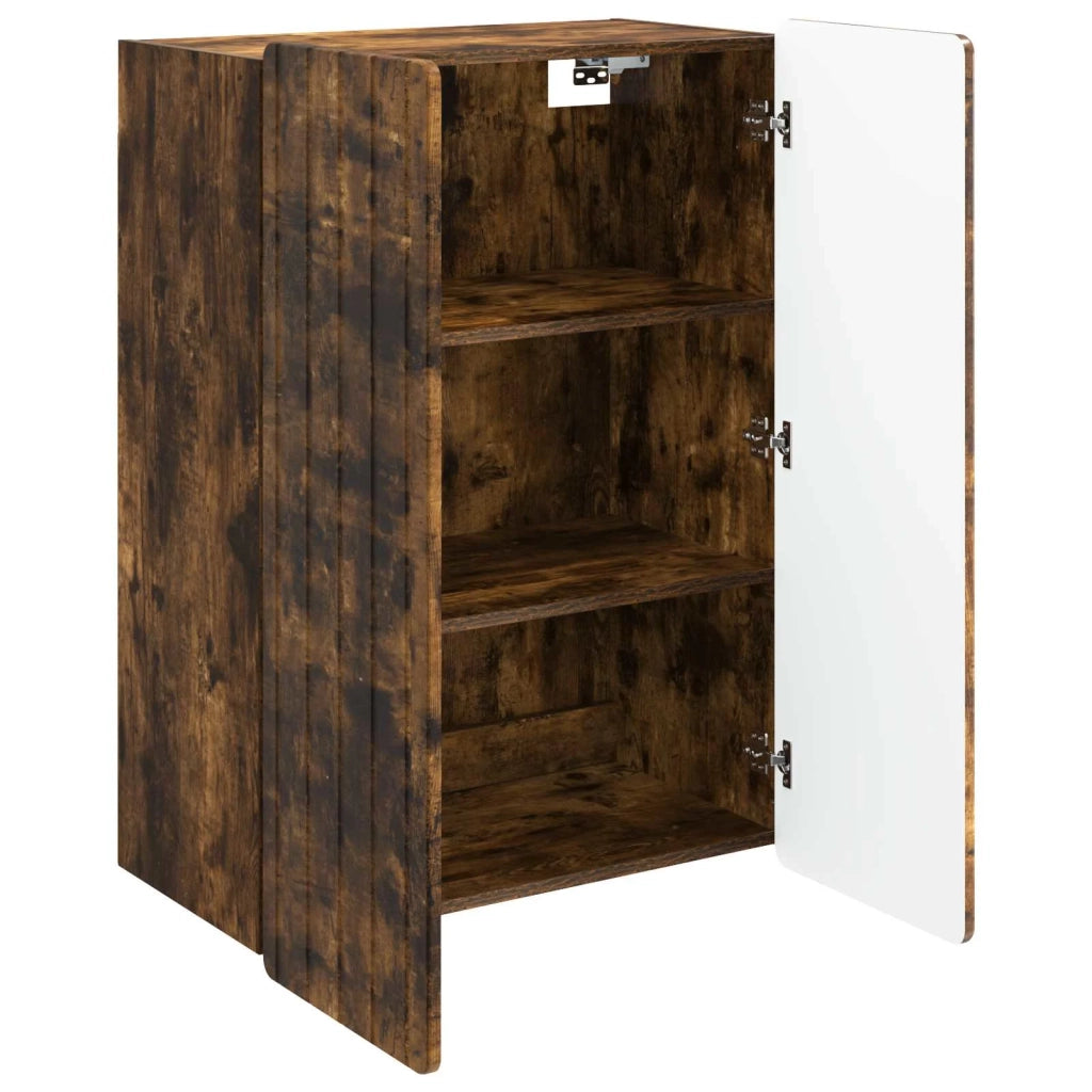 Mobiletto a muro Rovere Fumo 66 x 34,5 x 92 cm 898230