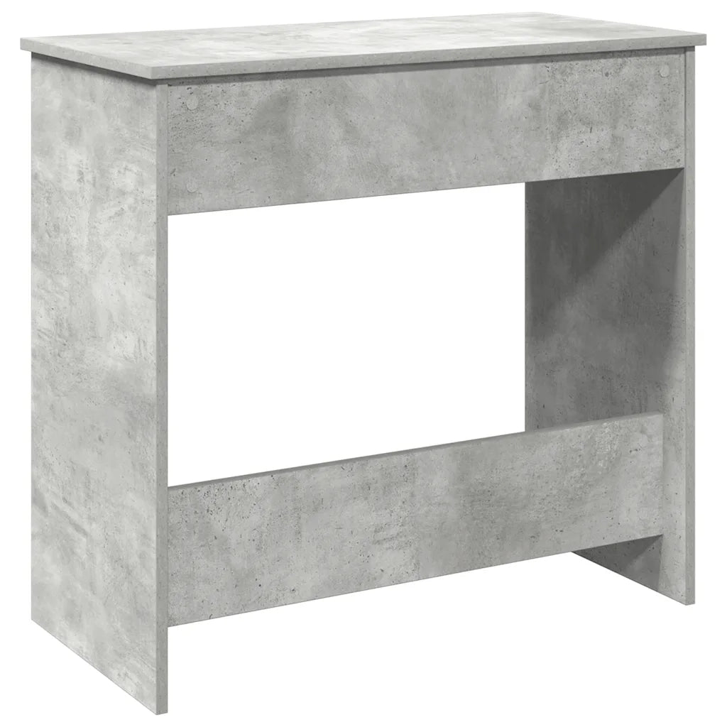 Scrivania Grigio Cemento 80x40x75 cm in Legno Multistrato 860475